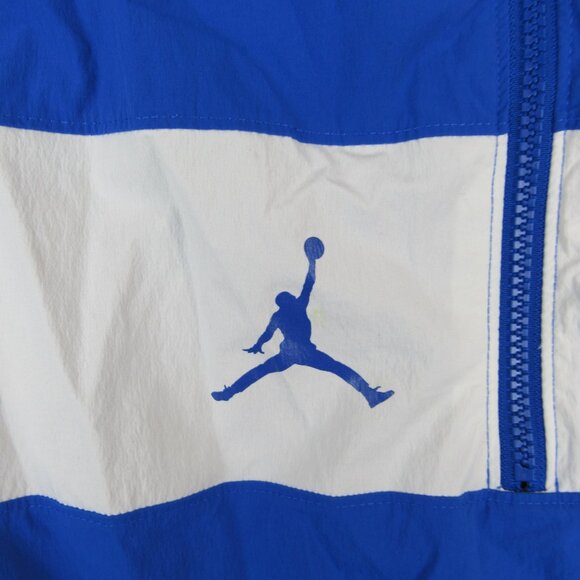 Nike Jordan Team Woven Long Sleeve Pullover Jacket Royal Blue Men's XS Reglan Sl - Picture 2 of 8